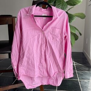 Wilfred free magenta button up